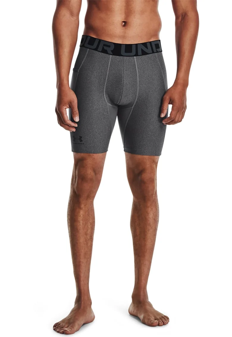 Colanti scurti de compresie pentru fitness HeatGear®, Gri inchis