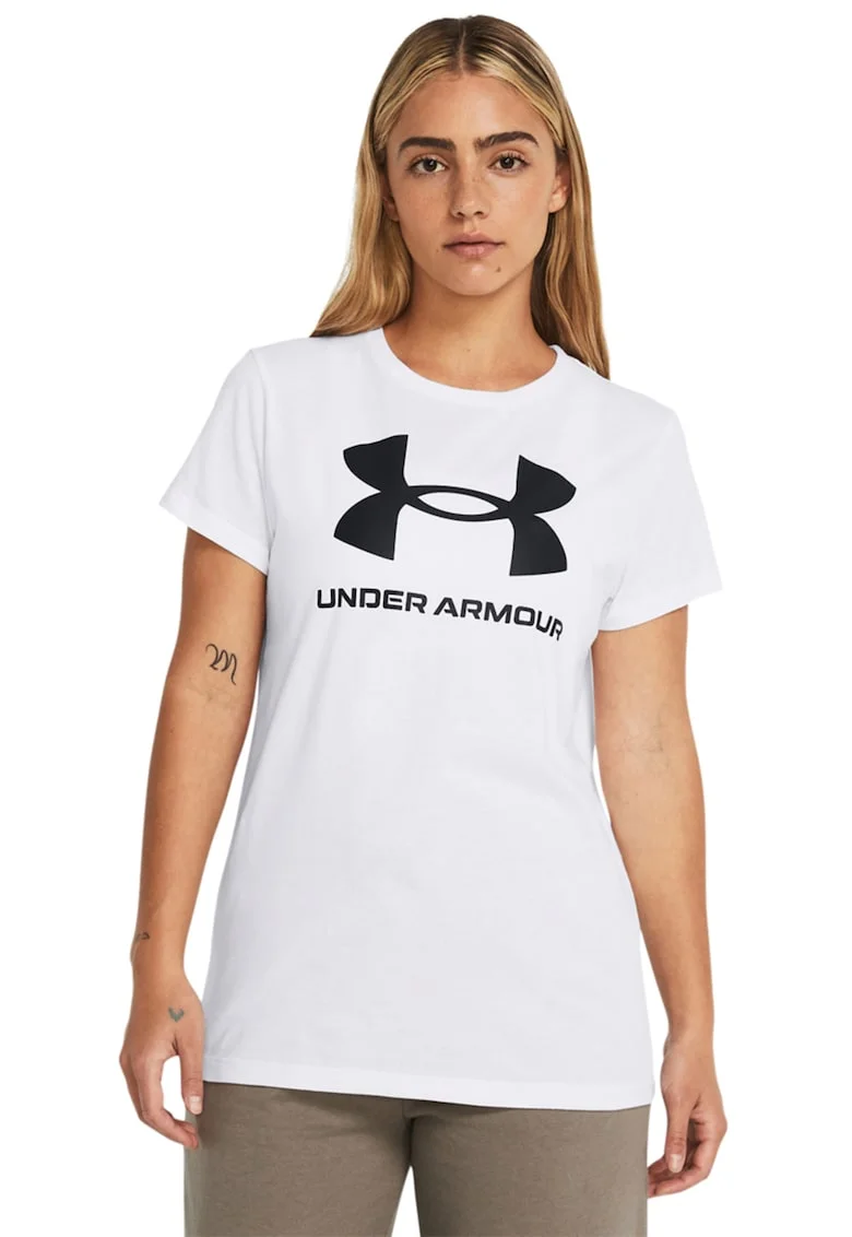 Tricou lejer Rival, Negru stins/Alb optic