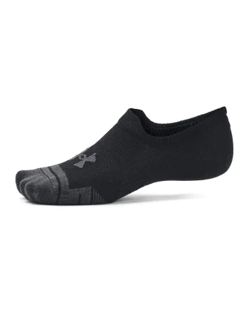 Set de sosete foarte scurte pentru fitness Performance Tech - 3 perechi, Negru
