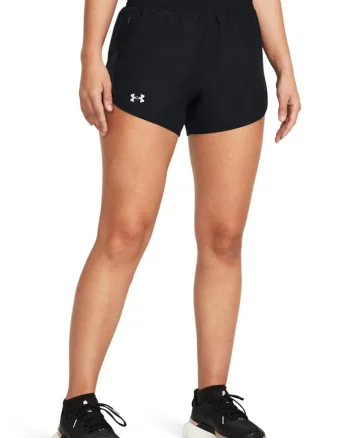 Pantaloni scurti pentru alergare Fly By 3'', Negru