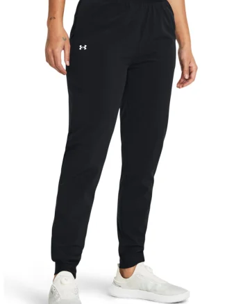 Pantaloni de trening cu talie inalta Rival, Negru