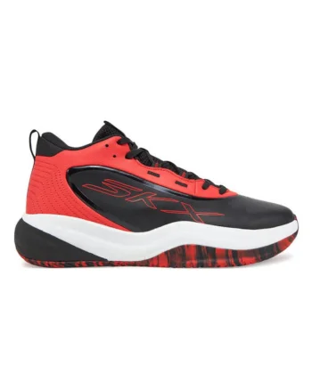 Pantofi pentru baschet barbati  304639760, Piele ecologica, Negru, Negru