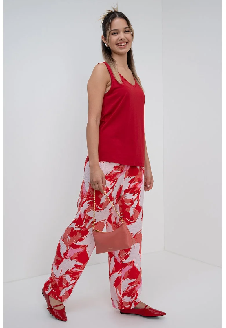 Top din amestec de modal, Rosu vermillion