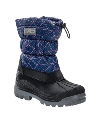 Cizme de zapada pentru copii,  Textil, Negru