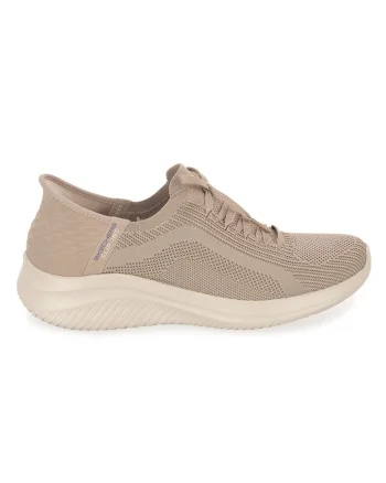 Pantofi sport dama,  Textil, Maro/Bej, Maro/Bej