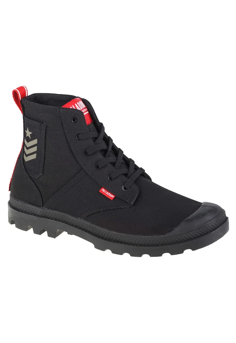 Sneakers,  Pampa Hi Army 78583-008-M, Negru, Negru