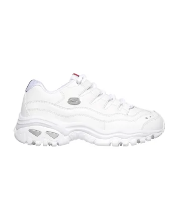 Pantofi cu garnituri de piele pentru antrenament Sport Energy, Alb
