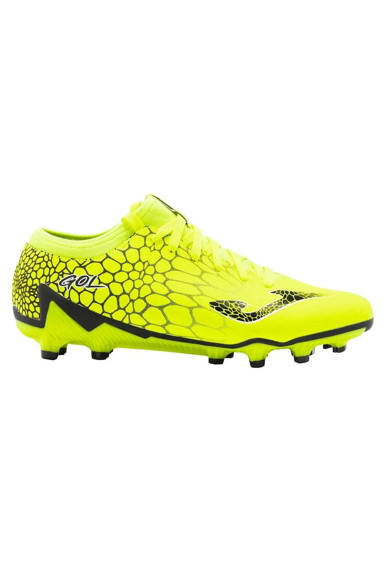 Ghete fotbal Gol pentru teren cu iarba dura GOLS2409FG,  Galben fluorescent, Galben