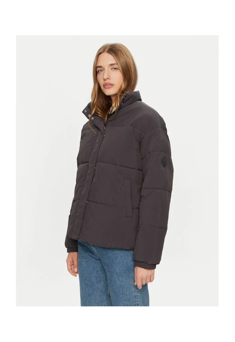 Geaca dama,  303983611, Nylon, Negru, Negru