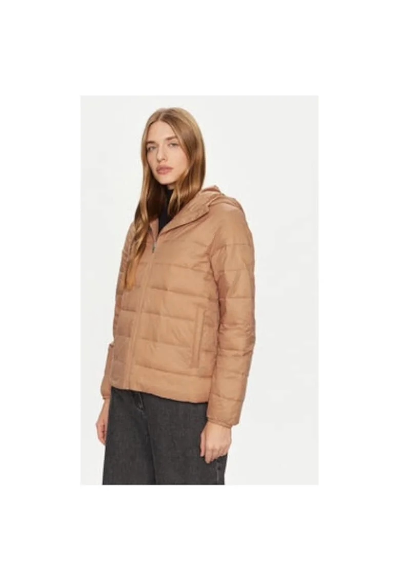 Geaca dama,  303983581, Nylon, Bej, Bej