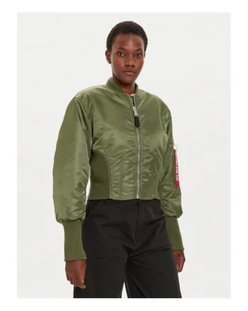 Geaca dama,  304543722, Nylon, Verde, Verde