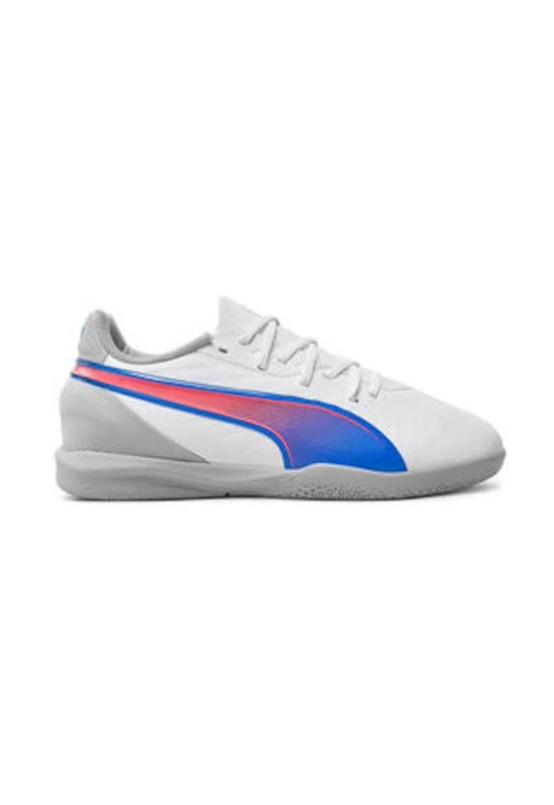 Ghete de fotbal barbati  304532603, Piele ecologica, Alb, Alb