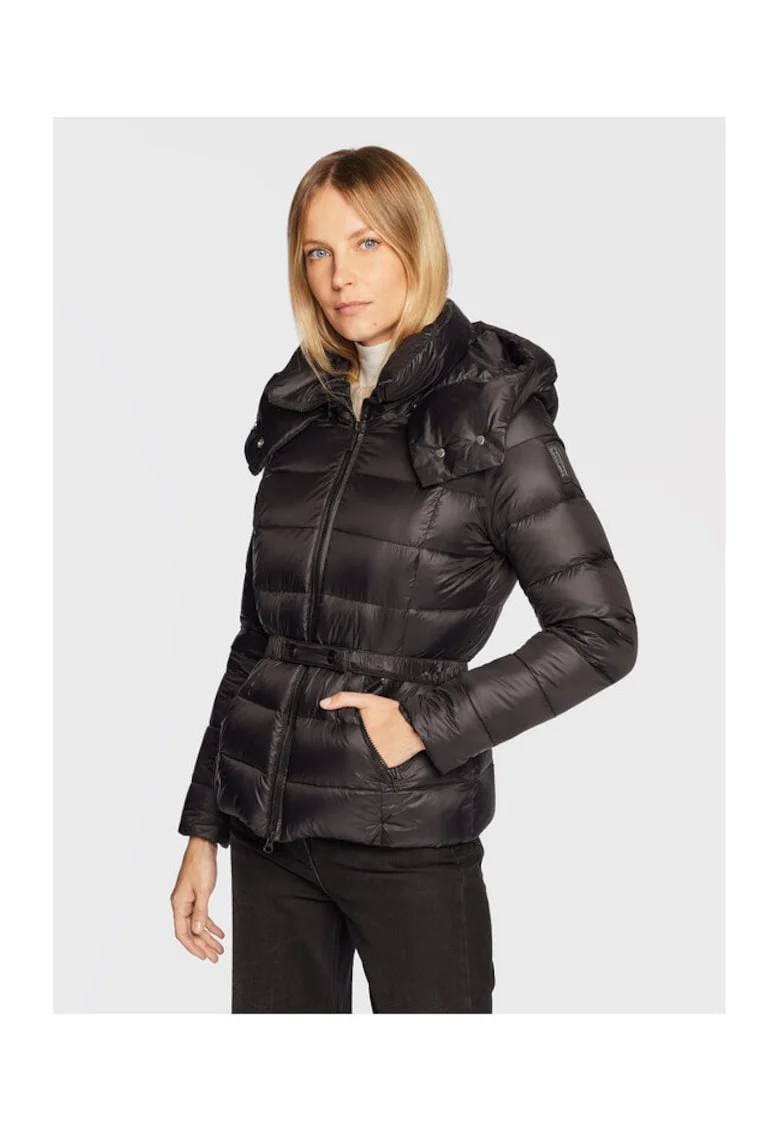 Geaca dama,  301533498, Nylon, Negru, Negru