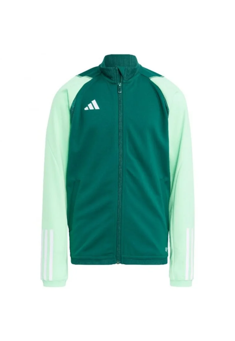 Hanorac sport copii  tiro 23 competitie training jr, Poliester, Verde