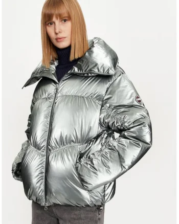 Geaca dama,  304466502, Nylon, Argintiu, Argintiu