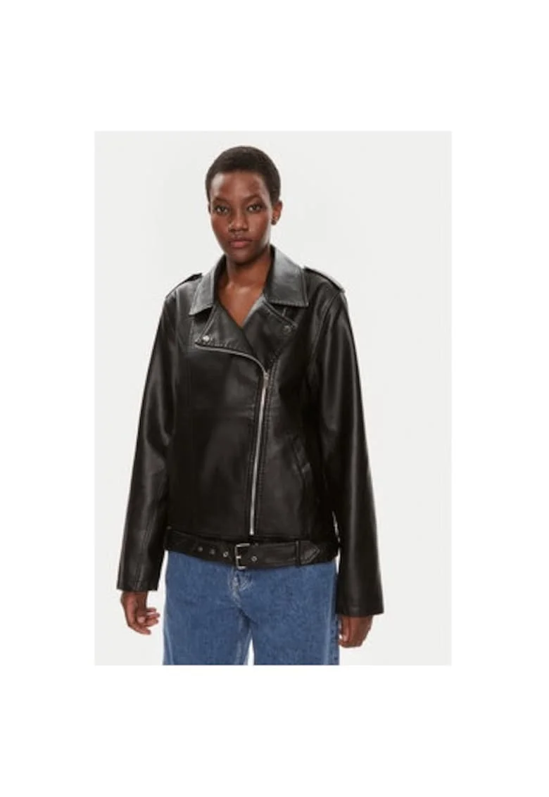 Geaca dama,  303995416, Poliester, Negru, Negru