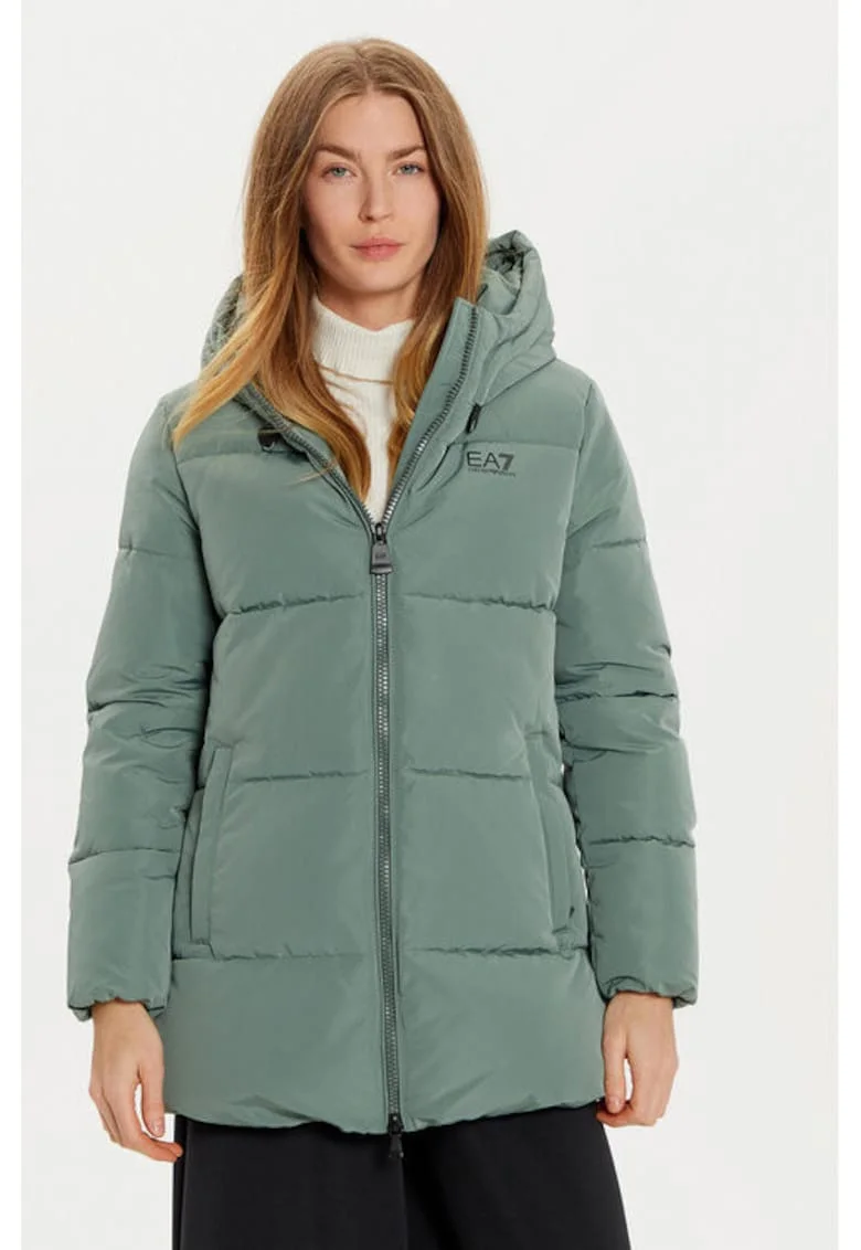 Geaca dama, Emporio Armani  303962654, Poliester, Verde, Verde