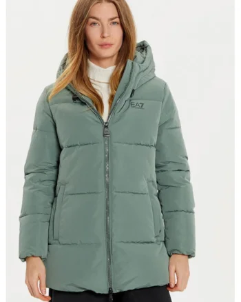 Geaca dama, Emporio Armani  303962654, Poliester, Verde, Verde