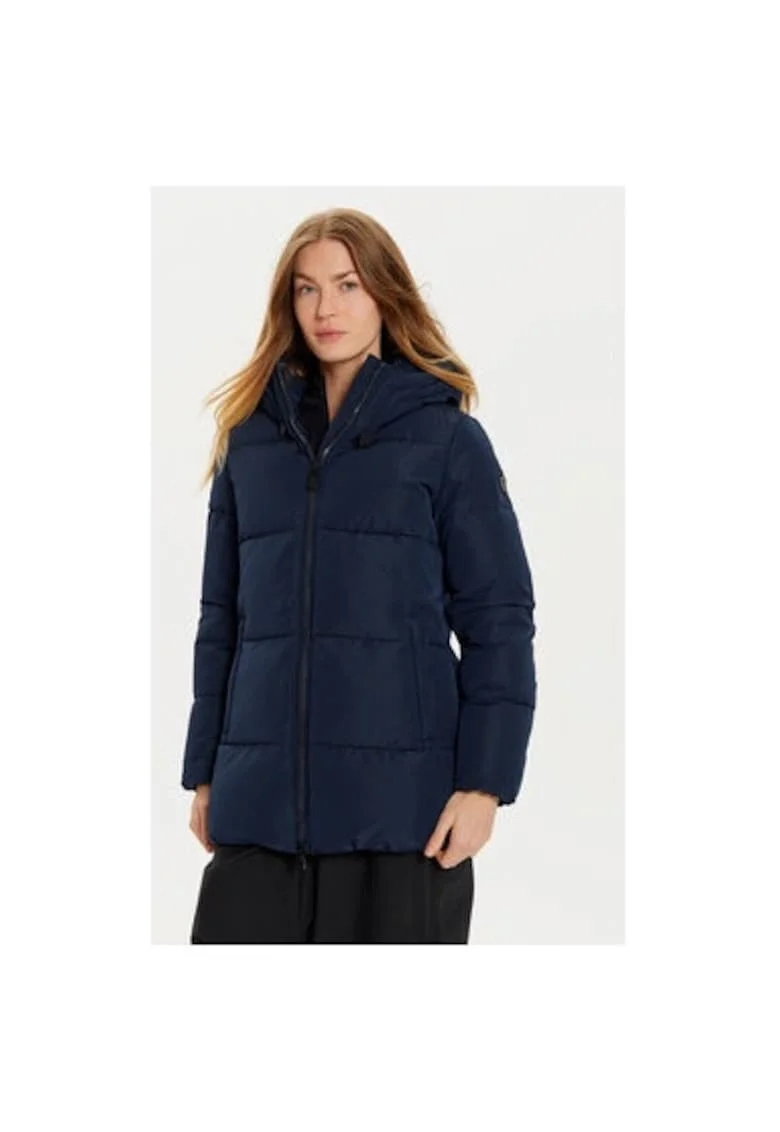 Geaca dama, Emporio Armani  303962678, Poliester, Albastru, Albastru