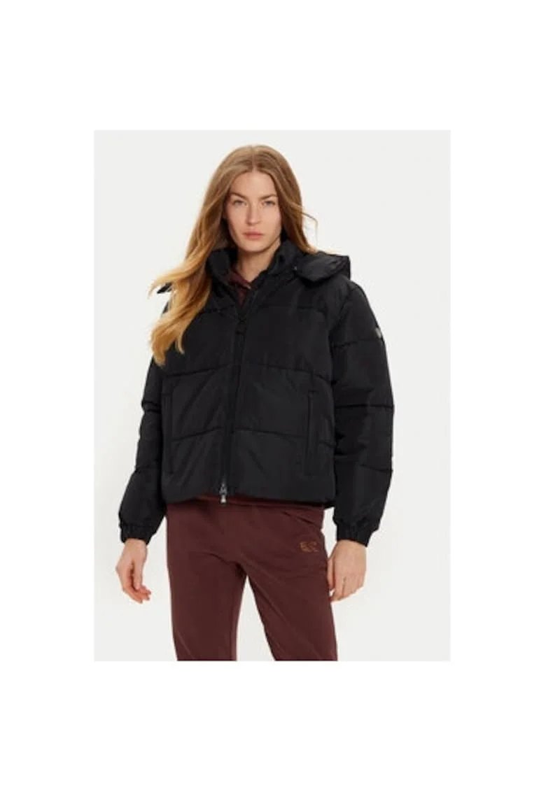 Geaca dama, Emporio Armani  303962548, Poliester, Negru, Negru