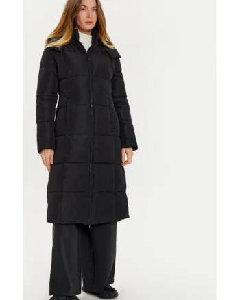Geaca dama, Emporio Armani  303962708, Poliester, Negru, Negru
