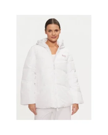 Geaca dama, Emporio Armani  303961381, Poliamida, Alb, Alb