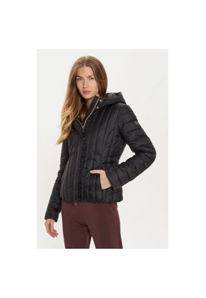 Geaca dama, Emporio Armani  303961329, Poliamida, Negru, Negru