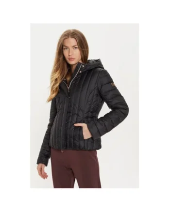 Geaca dama, Emporio Armani  303961329, Poliamida, Negru, Negru