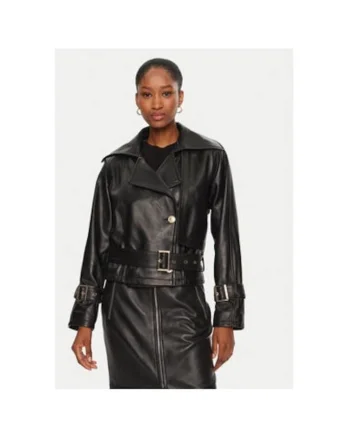 Geaca dama,  304759284, Piele naturala, Negru, Negru