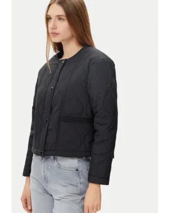 Geaca dama,  305252975, Poliester, Negru, Negru