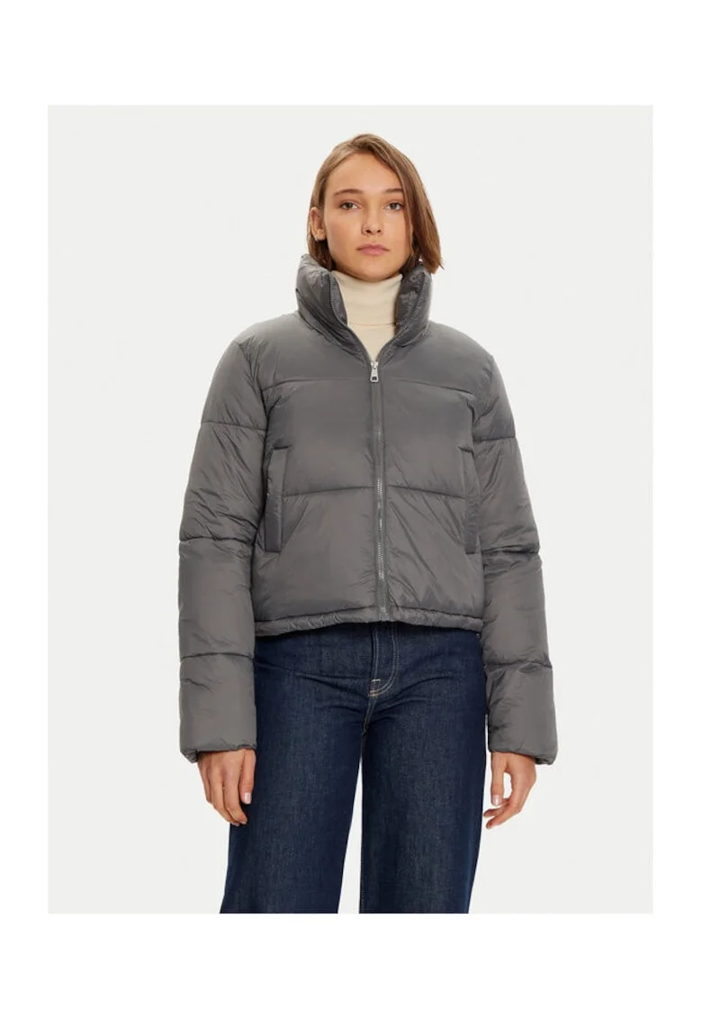 Geaca dama,  303964771, Nylon, Gri, Gri