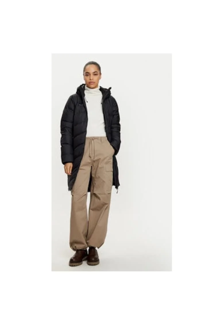 Geaca dama,  304114885, Poliester reciclat, Negru, Negru