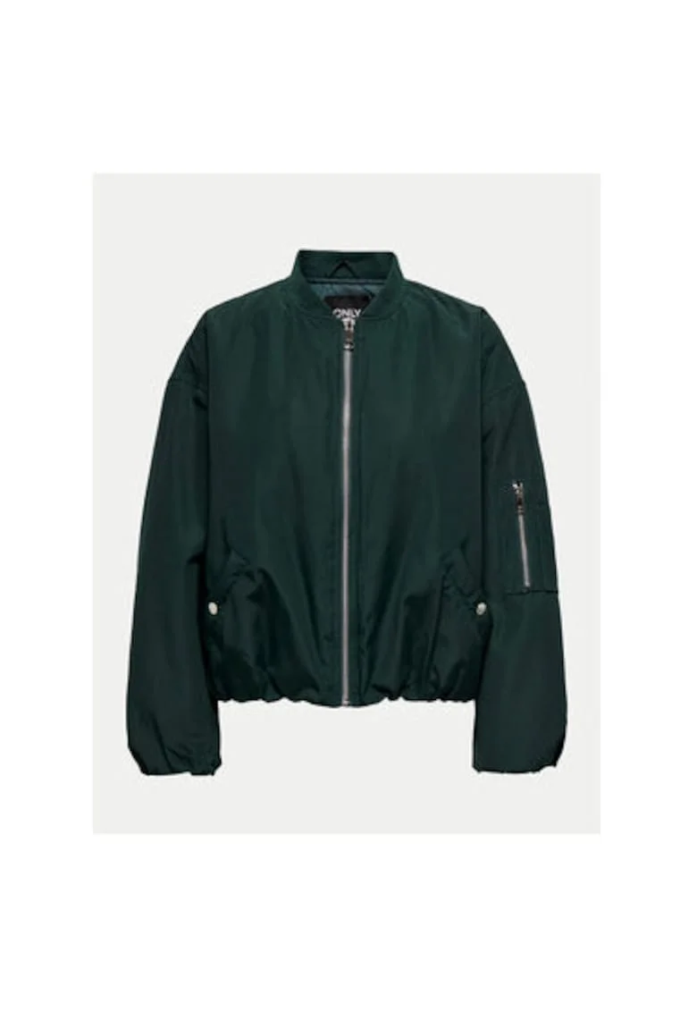 Geaca bomber Holly 15322124 Verde Loose Fit, Poliester, Verde