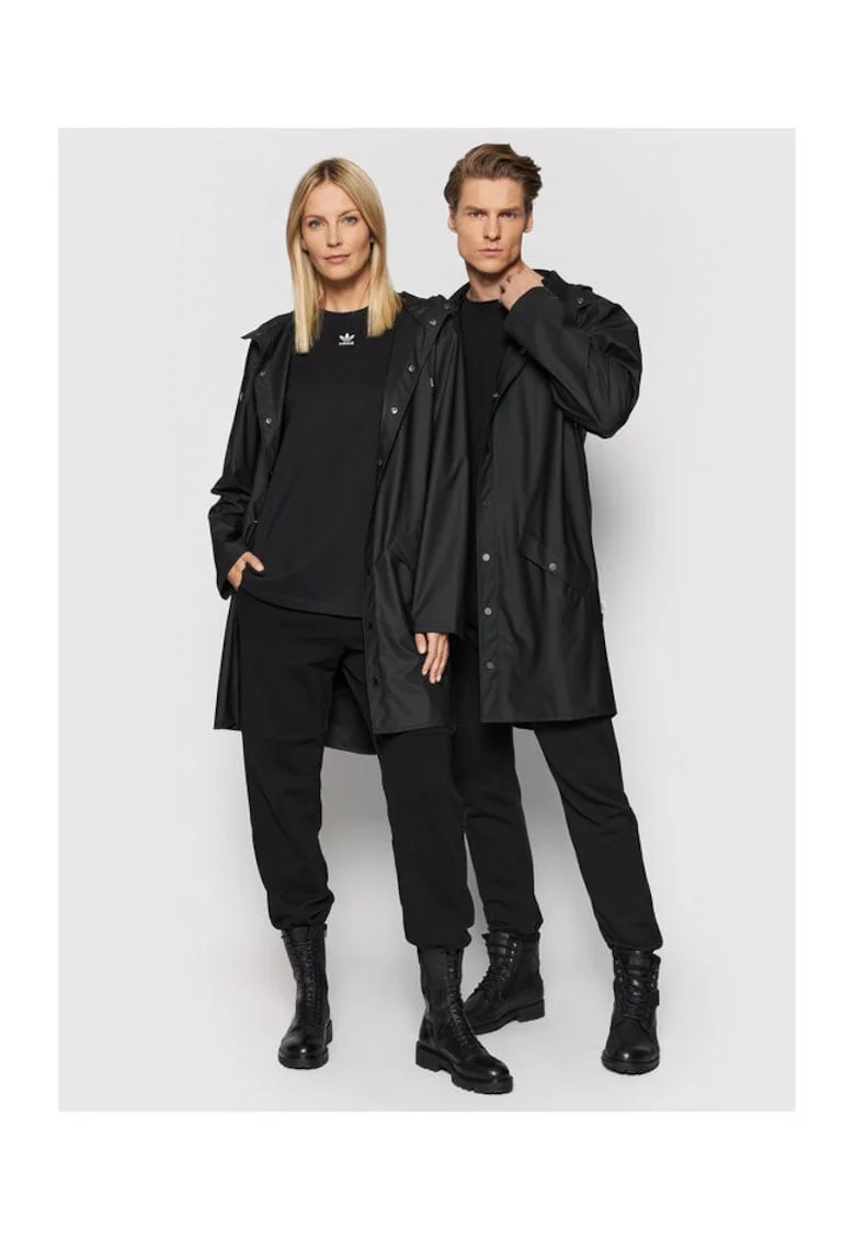 Geaca unisex,  209434255, Poliester, Negru, Negru