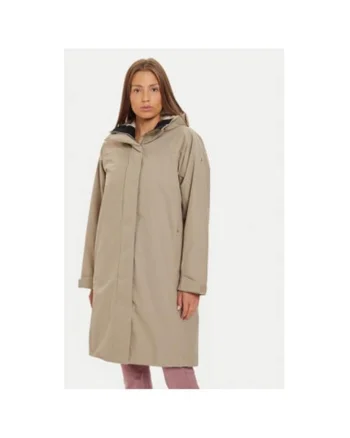 Jacheta dama,  304107856, Poliester reciclat, Bej, Bej