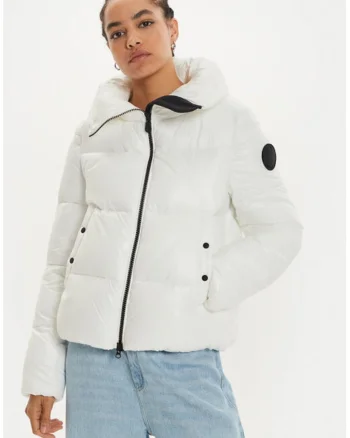 Geaca dama,  304214288, Nylon, Alb, Alb