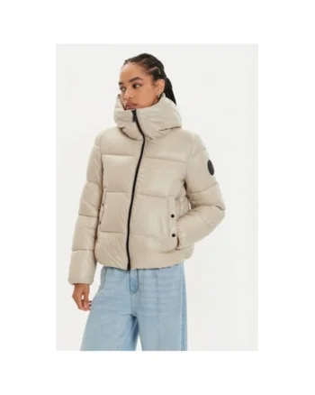 Geaca dama,  304213847, Nylon, Bej, Bej