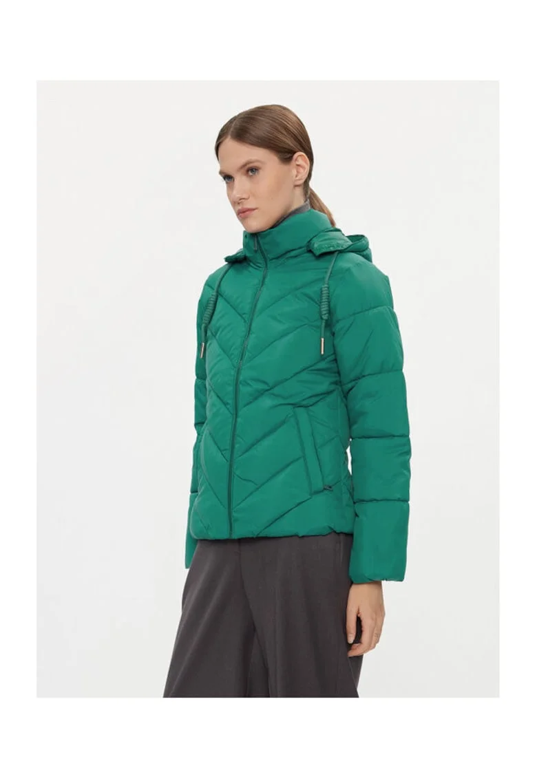 Geaca dama,  303129293, Poliester, Verde, Verde