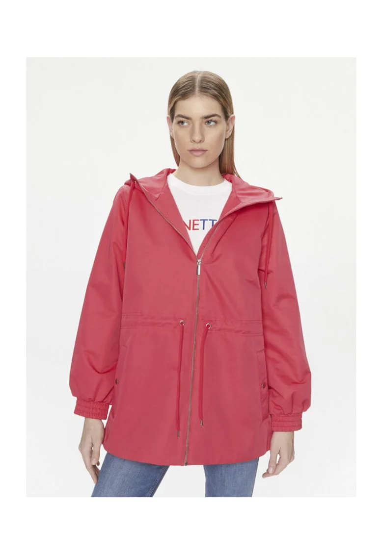 Geaca dama,  303813208, Nylon, Roz, Roz