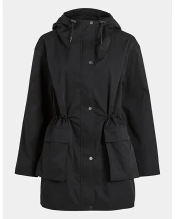 Geaca parka dama,  303499662, Poliester, Negru