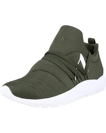 Pantofi sport dama,  Textil, Kaki, Verde