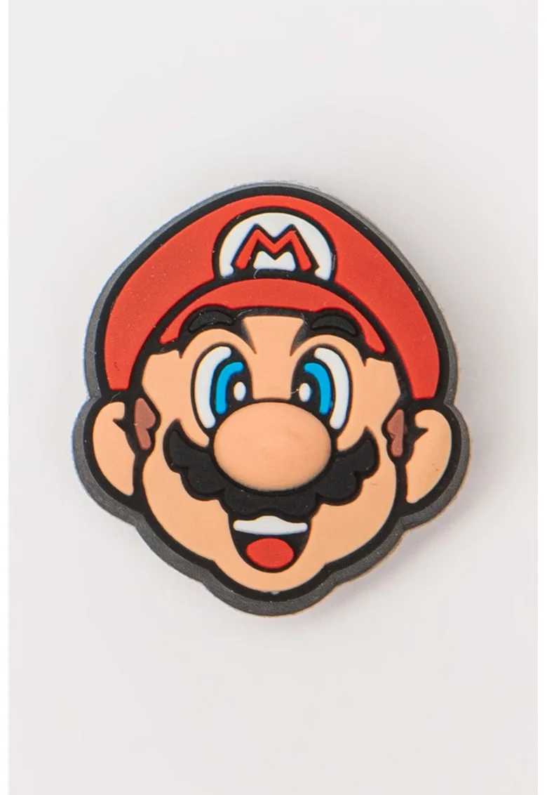 Talisman pentru saboti Jibbitz Super Mario, Rosu vermillion/Bej deschis