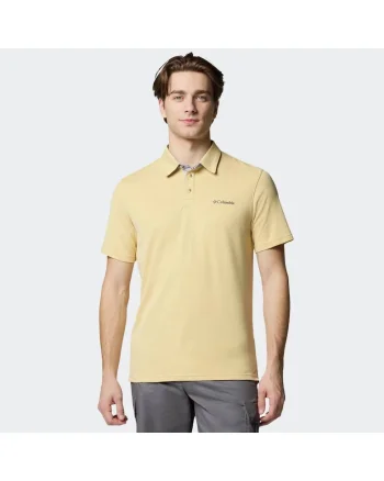Tricou polo barbati,  confortabil, moale, galben, 70% modal, 30% poliester