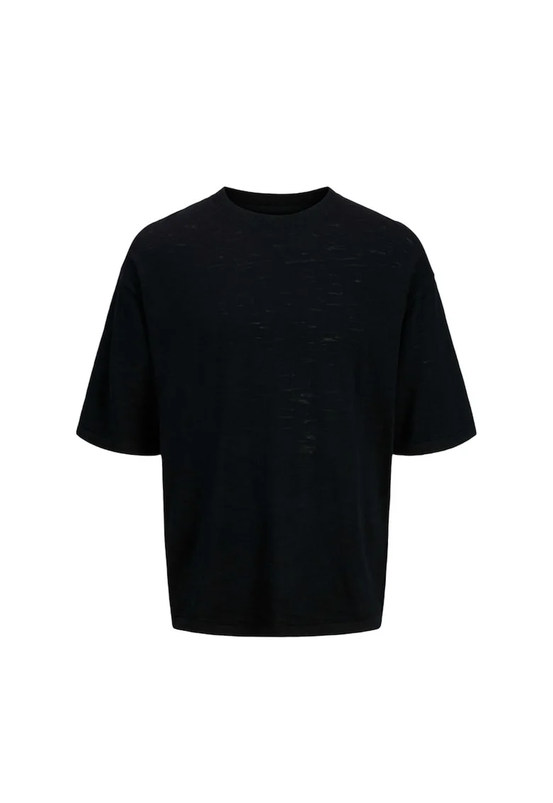 Tricou JACK &JONES Avira Knit 46498, Negru
