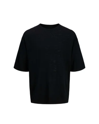 Tricou JACK &JONES Avira Knit 46498, Negru