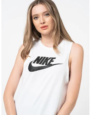 Top FUTURA Muscle, Alb/Negru