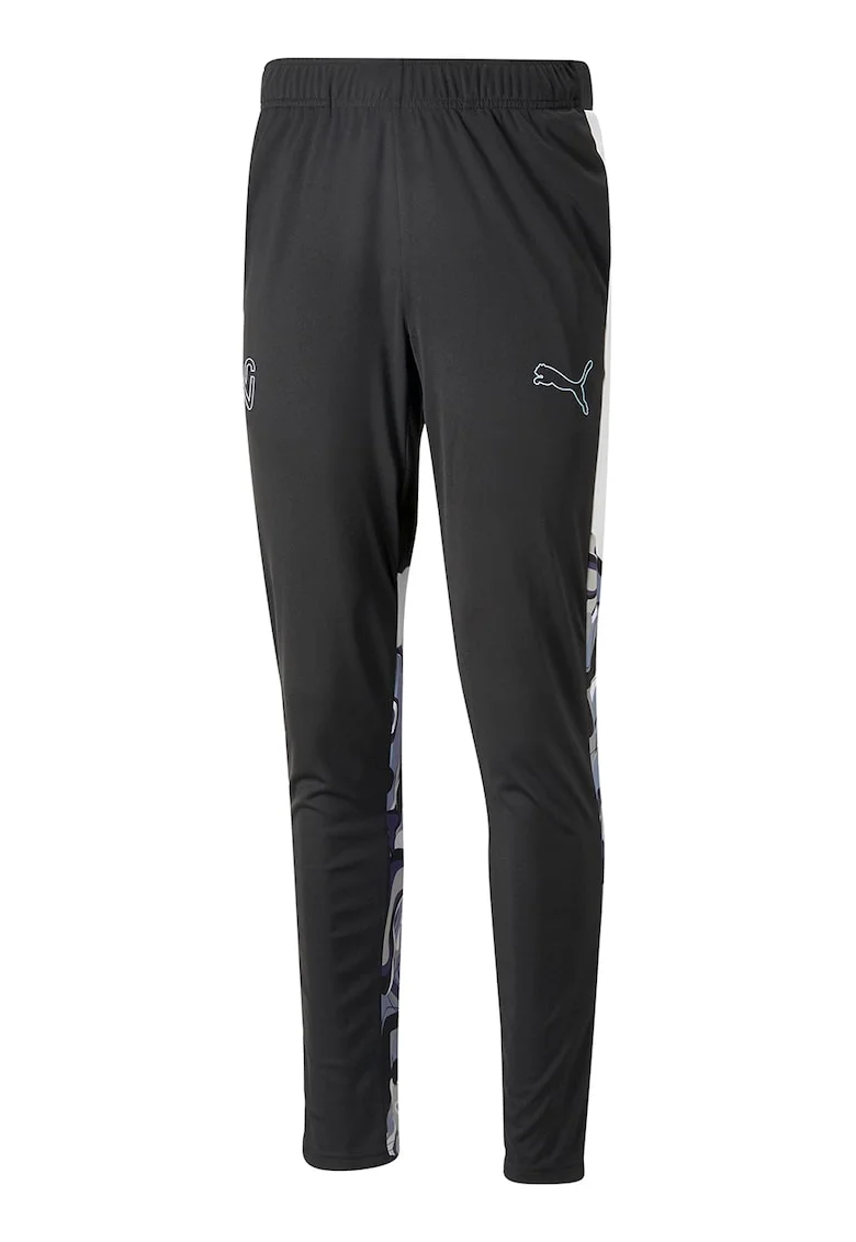 Pantaloni pentru fotbal Neymar JR, Alb/Negru/Albastru