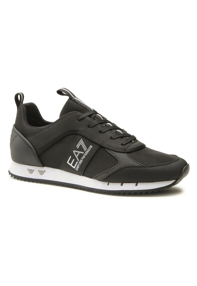 Pantofi sport barbati,  302482764, Textil, Negru, Negru