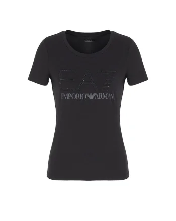 Tricou  W Tee Ss Rn, 3RTT24-TJDZZ-1200, Femei, Negru, Negru