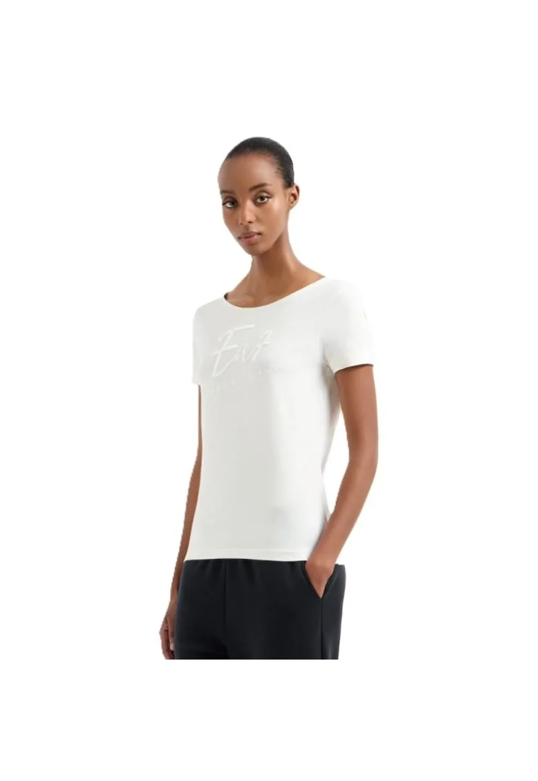 Tricou  pentru Femei, w handwritten tee crossover, 7W000184-AF10373-U0005, Alb, Alb